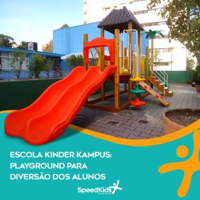 Escola Kinder Kampus: playground para diversão dos alunos